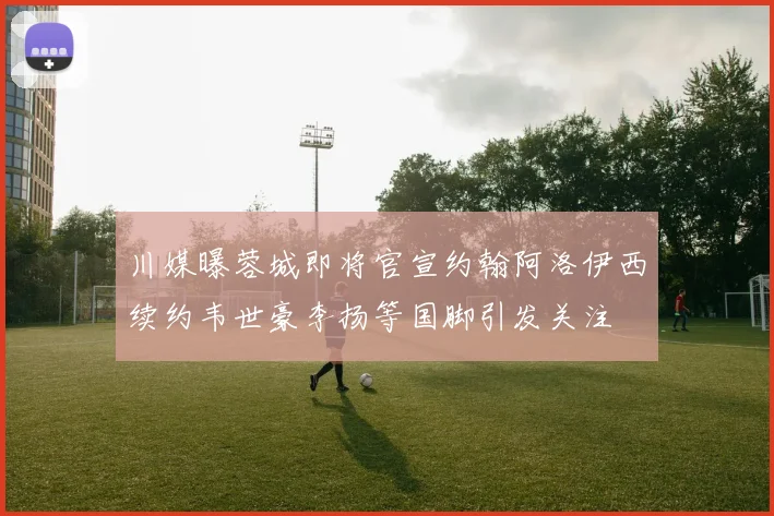 川媒曝蓉城即将官宣约翰阿洛伊西续约韦世豪李扬等国脚引发关注